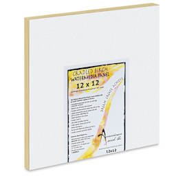 American Easel WaterMedia Panel - 12" x 12", Traditional Profile 7/8"