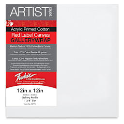 Fredrix Profile Cotton Canvas - 12" x 12", Gallerywrap