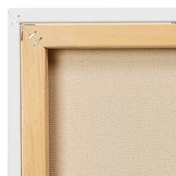 Close-up of canvas with Splined Corner