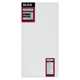 Blick Premier Heavyweight Stretched Cotton Canvas - 10" x 20", 1-3/8" Profile