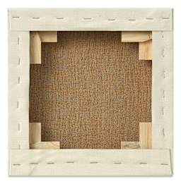 Blick Premier Belgian Linen - 12" x 12", Oil-Primed, 1-3/8" Profile, back