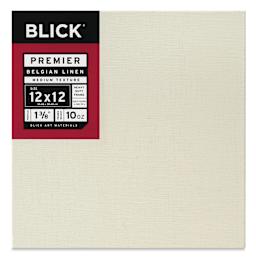 Blick Premier Belgian Linen - 12" x 12", Oil-Primed, 1-3/8" Profile, front
