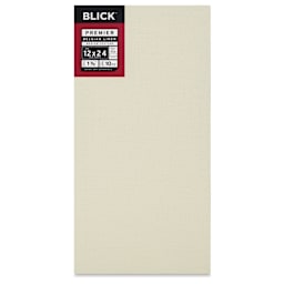 Blick Premier Belgian Linen - 12" x 24", Oil-Primed, 1-3/8" Profile, front