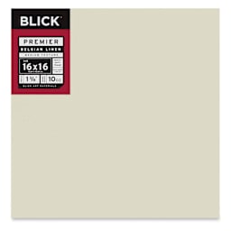 Blick Premier Belgian Linen - 16" x 16", Oil-Primed, 1-3/8" Profile, front