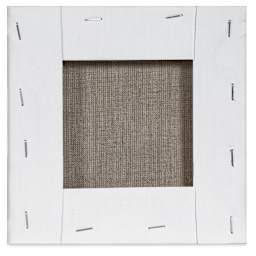 Blick Studio Linen Stretched Canvas - 6" x 6", Traditional 3/4" Profile (back)