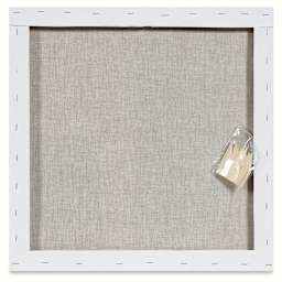 Blick Studio Linen Stretched Canvas - 18" x 18", Traditional 3/4" Profile (back)