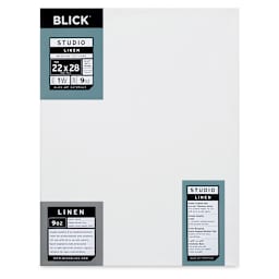 Blick Studio Linen Stretched Canvas - 22" x 28", Gallery 1-1/2" Profile