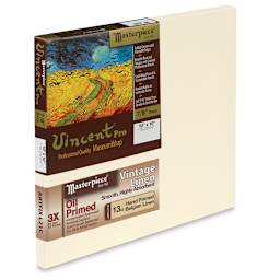 Masterpiece Vincent Pro Artfix Linen Canvas - 10" x 10", Oil Primed