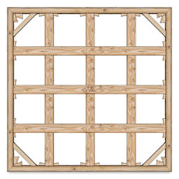 Masterpiece B2 Stretcher Kit with Braces - 96" x 20", With Brace