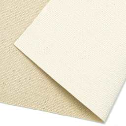 Blick Acrylic Primed Cotton Canvas - Medium, 64-1/2" x 6 yards, Acrylic Primed, by the Roll, close-up of canvas