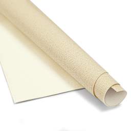 Blick Acrylic Primed Cotton Canvas - Medium, 64-1/2" x 6 yards, Acrylic Primed, by the Roll, close-up of rol