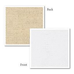 Caravaggio  516 Cotton/Linen Canvas Roll - 83" x 10 yds, Double Primed, Medium Texture front and back of canvas