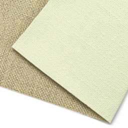 Blick Premier Belgian Linen Canvas Roll - 56" x 6 yds, Oil-Primed, close-up of canvas