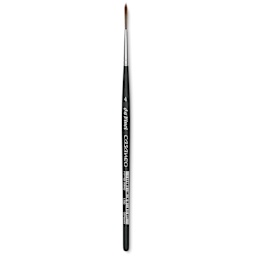 Da Vinci Casaneo Synthetic Squirrel Watercolor Brush - Rigger, Size 4, Short Handle, Synthetic