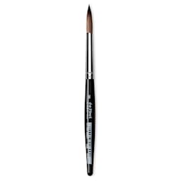 Da Vinci Casaneo Synthetic Squirrel Watercolor Brush - Round, Size 8, Xtra Short Handle (full length)