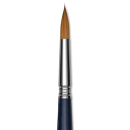 Escoda Chronos Brush - Short Handle, Round, Size 12, close-up