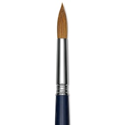 Escoda Chronos Brush - Short Handle, Round, Size 14, close-up