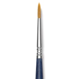 Escoda Chronos Brush - Long Handle, Round, Size 2, close-up