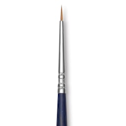 Escoda Chronos Brush - Long Handle, Round, Size 2/0, close-up