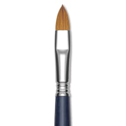 Escoda Chronos Brush - Long Handle, Filbert, Size 12, close-up