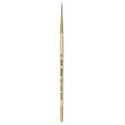 Silver Brush Silver Kolinsky Red Sable Brush - Short Handle, Script Liner, Size 0