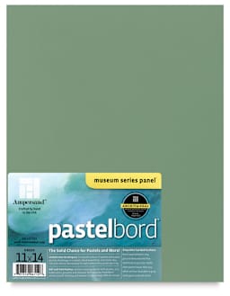 Ampersand Pastelbord - Green panel shown with label
