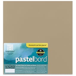 Ampersand Pastelbord Panel - 12" x 12", 1/8" Profile, Sand
