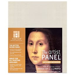 Ampersand Value Series Artist Wood Panel - 5" x 7", 7/8" Cradle