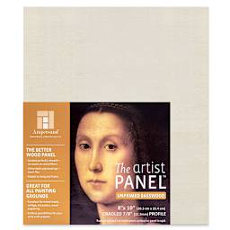 Ampersand Value Series Artist Wood Panel - 8" x 10", 7/8" Cradle