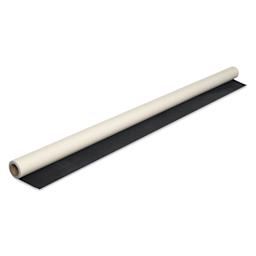 Blick Studio Black Cotton Canvas Roll - 72" x 6 yd partially unrolled