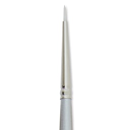 Silver Brush Silverwhite Synthetic Brush - Round, Short Handle, 5/0 close up