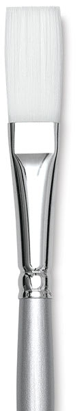 Silver Brush Silverwhite Synthetic Brush - Stroke, Short Handle, 1/2" close-up