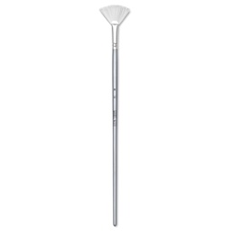 Liquitex Basics Synthetic Brush - Fan, Long Handle, Size 8