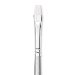 Liquitex Basics Synthetic Brush - Bright, Long Handle, Size 5, close-up