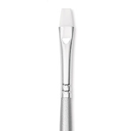 Liquitex Basics Synthetic Brush - Bright, Long Handle, Size 6, close-up