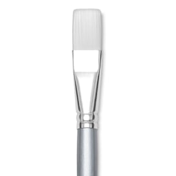 Liquitex Basics Synthetic Brush - Bright, Long Handle, Size 10, close-up