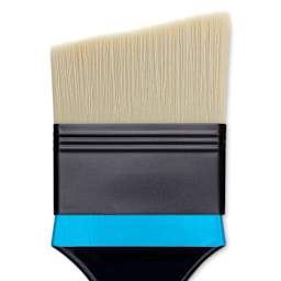 Princeton Aspen Series 6500 Synthetic Brush - Angular Mottler, Size 3", close-up