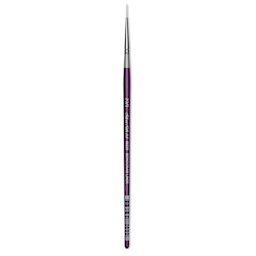 Silver Brush Silver Silk 88 Synthetic Brush - Short Handle, Monogram Liner, Size 20/0