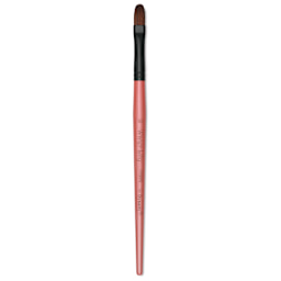 Dynasty Water Lily Watercolor Brush - Short Handle, Filbert, Size 10