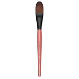 Dynasty Water Lily Watercolor Brush - Short Handle, Oval, Size 1"