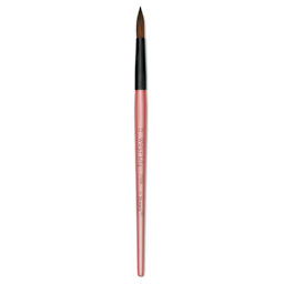 Dynasty Water Lily Watercolor Brush - Short Handle, Round, Size 12