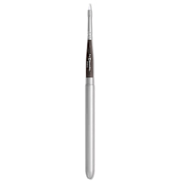Escoda Perla Toray White Synthetic Travel Brush - Bright, Short Handle, Size 2