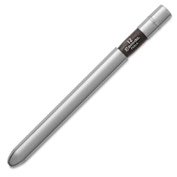 Escoda Perla Toray White Synthetic Travel Brush - Bright, Short Handle, Size 12, brush top inserted in handle