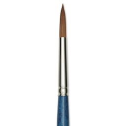 Silver Brush BelleAqua Brush - Round, Short Handle, Size 16, close-up
