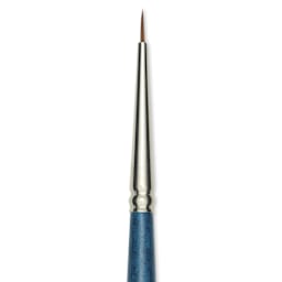 Silver Brush BelleAqua Brush - Round, Short Handle, Size 5/0, close-up