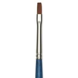 Silver Brush BelleAqua Brush - Bright, Short Handle, Size 2, close-up