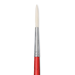 Da Vinci Maestro 2 Hog Bristle Brush - Long Round, Long Handle, Size 8 close up