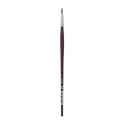 Da Vinci Grigio Synthetic Brush - Round, Long Handle, Size 6