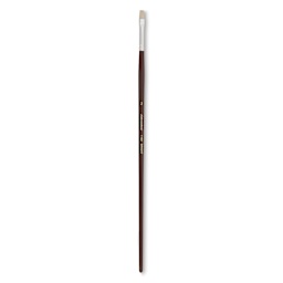 Silver Brush Silverstone Premium White Hog Bristle Brush - Bright, Long Handle, Size 2