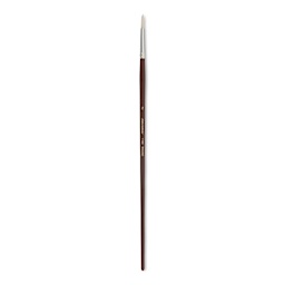 Silver Brush Silverstone Premium White Hog Bristle Brush - Round, Long Handle, Size 2